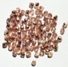 100 4mm Faceted Crystal Copper Capri Beads